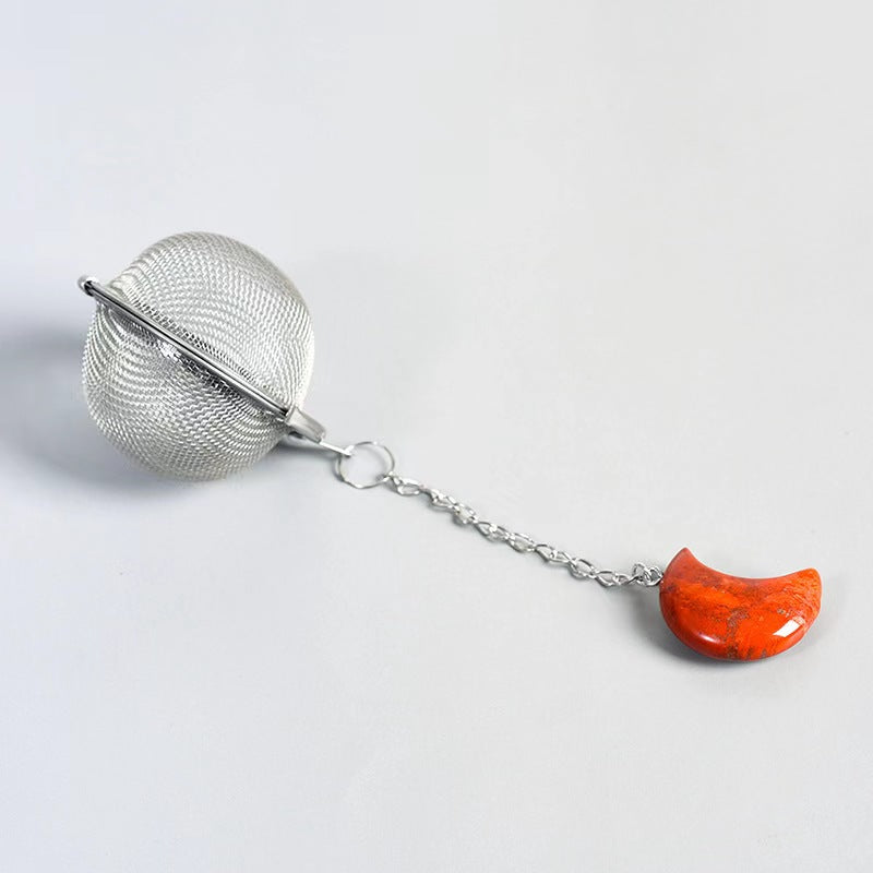 Crystal tea strainer