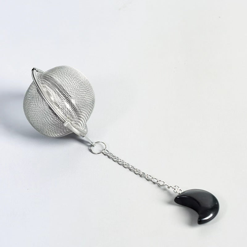 Crystal tea strainer