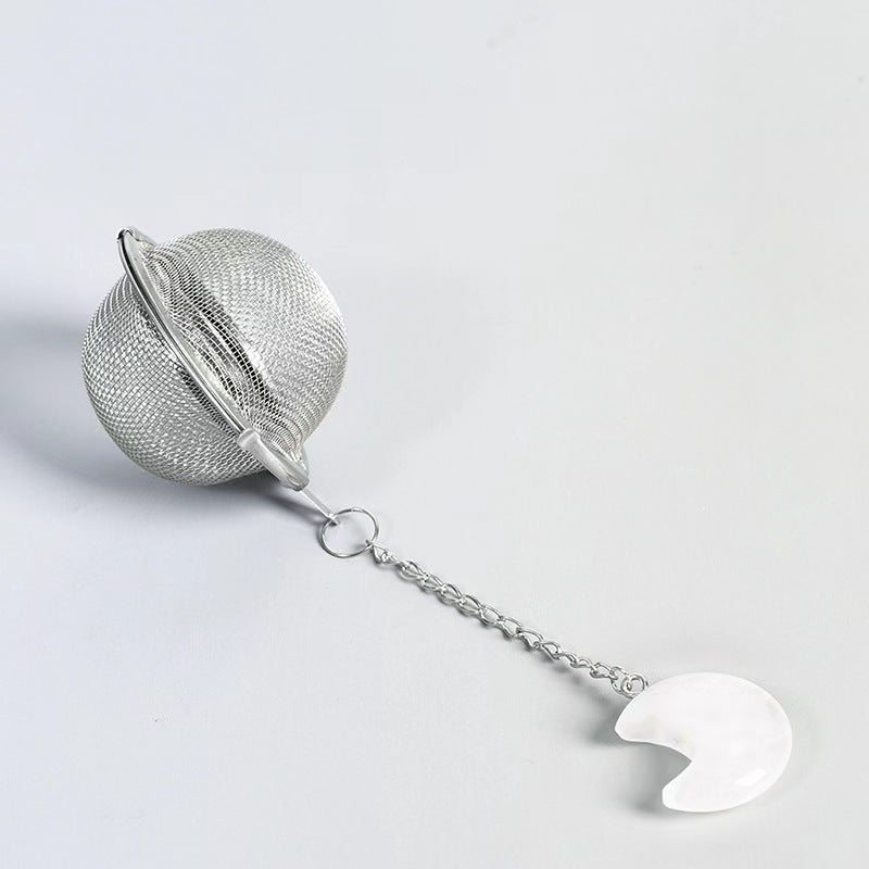 Crystal tea strainer