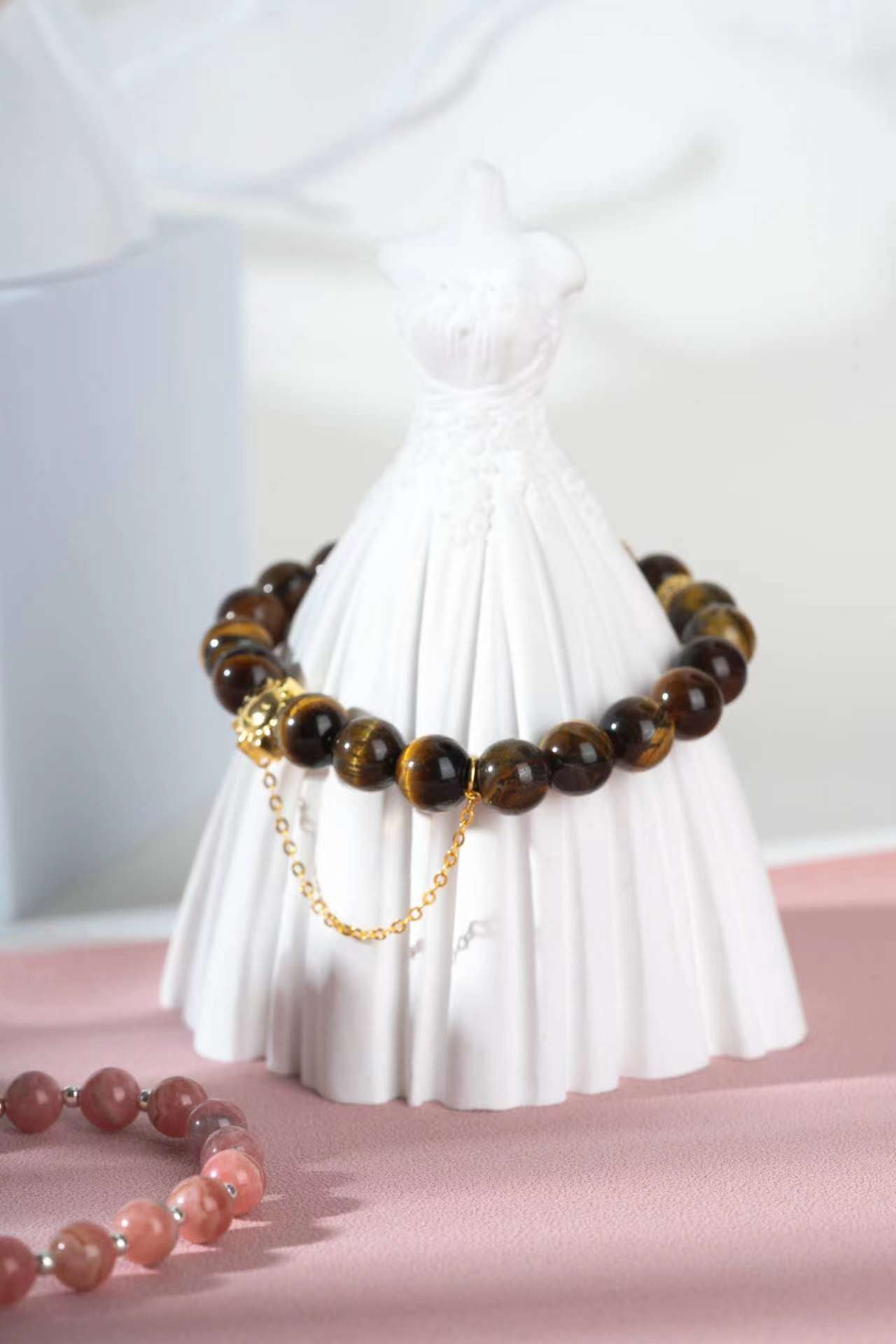 Tiger eye Sterling silver bracelet