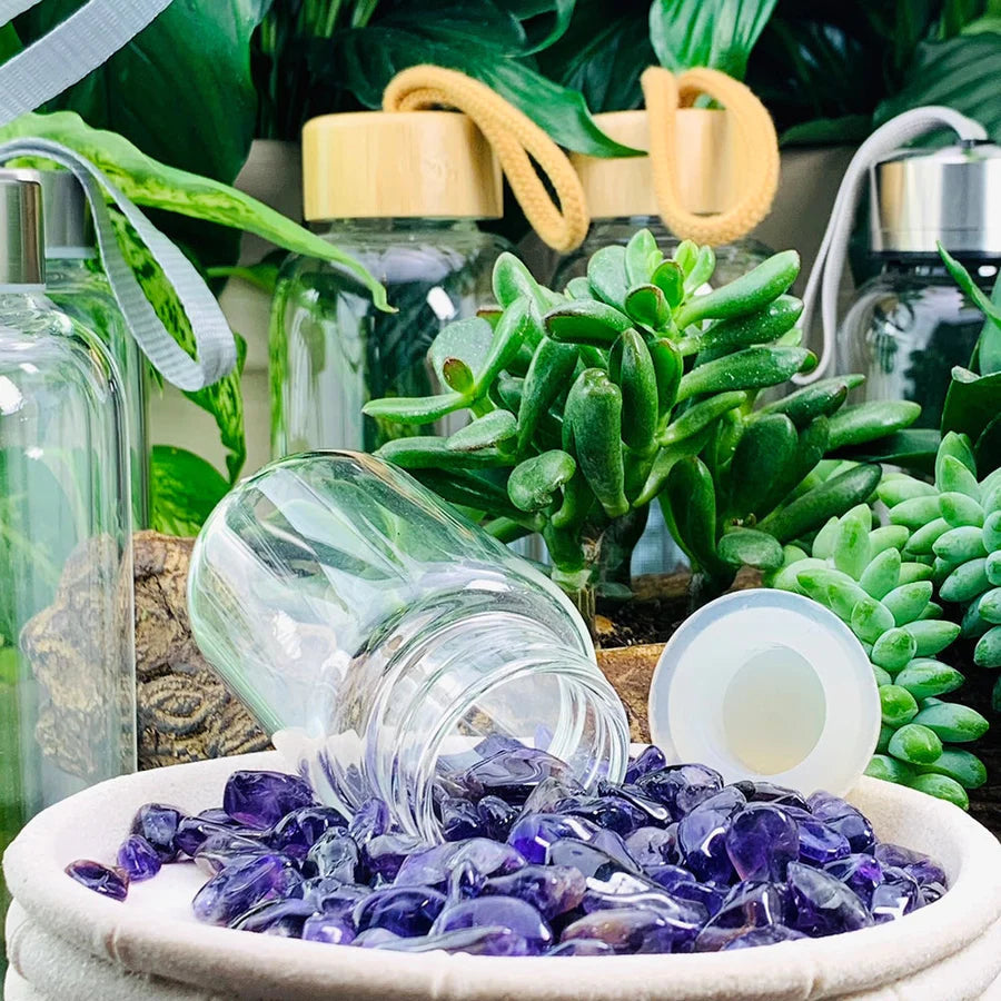 Amethyst Gem Pod Water Bottle