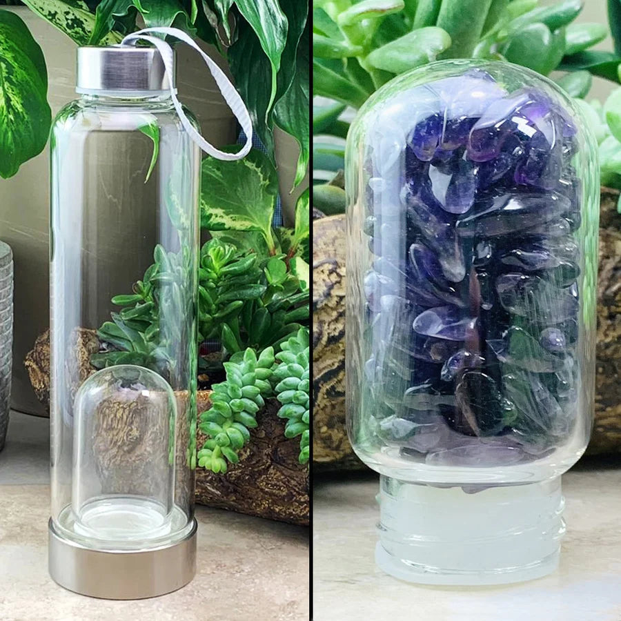 Amethyst Gem Pod Water Bottle