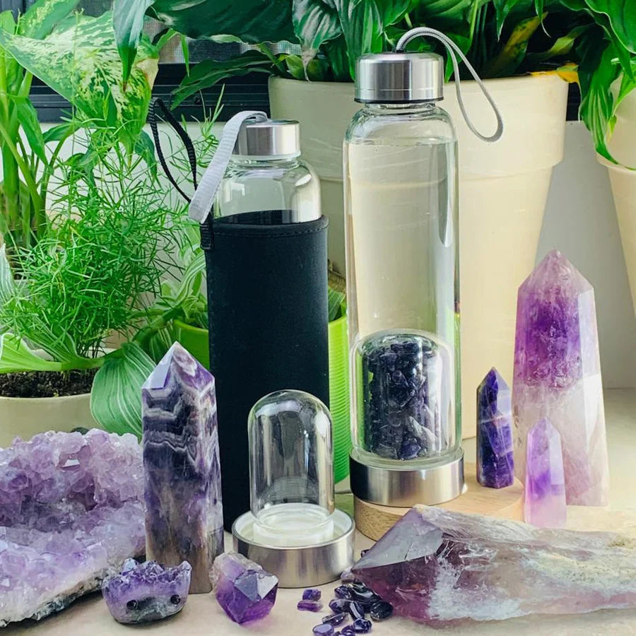 Amethyst Gem Pod Water Bottle