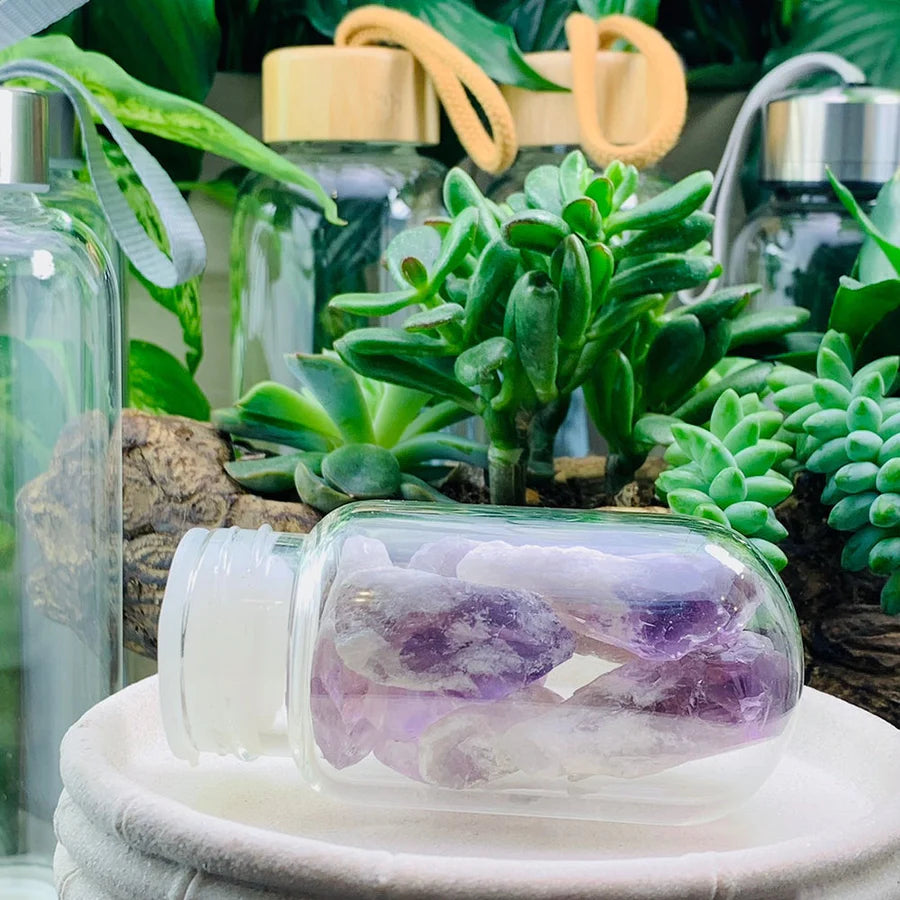 Amethyst Shard Gem Pod Water Bottle