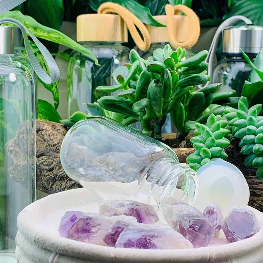 Amethyst Shard Gem Pod Water Bottle