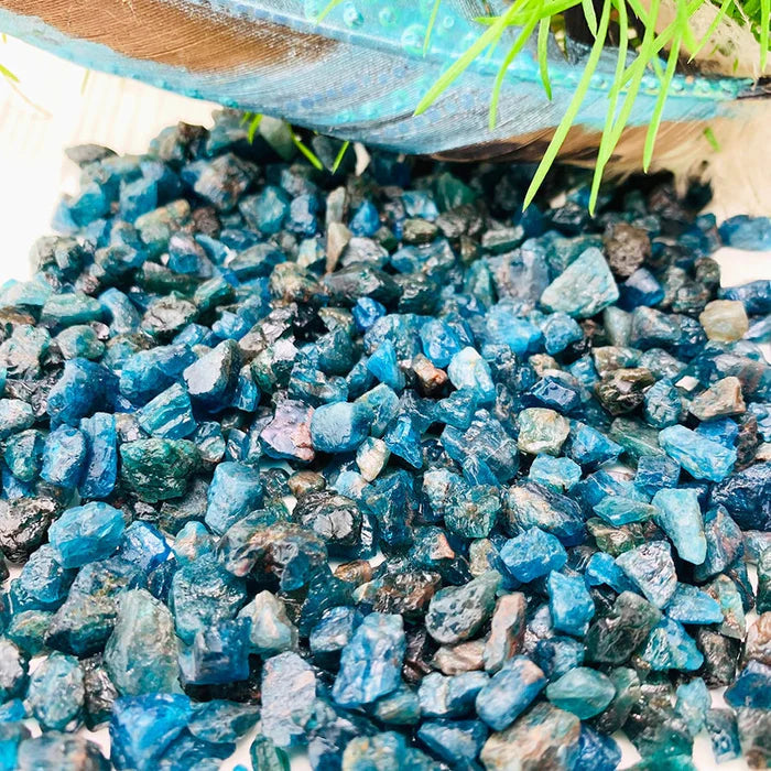 Blue Apatite Chips