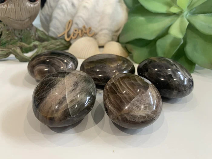 Black Moonstone Palmstone