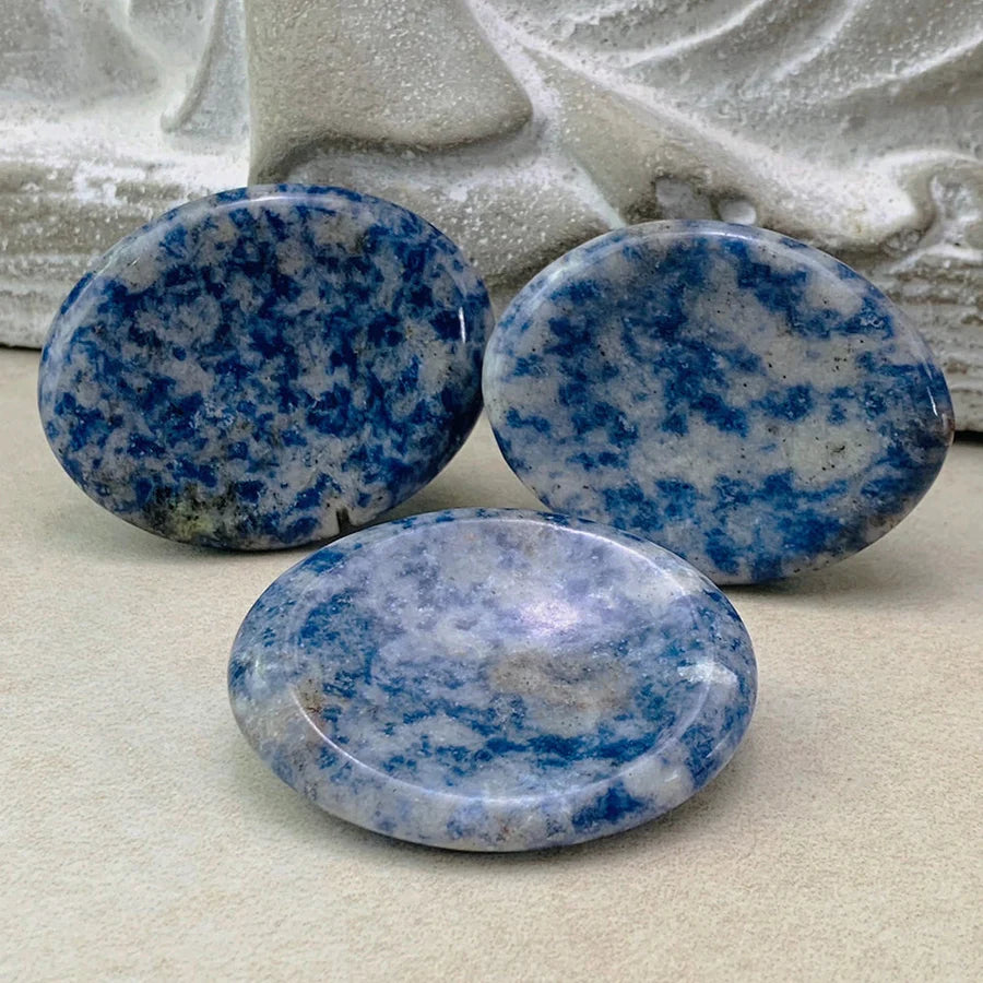 Blue Spot Jasper Worry Stone