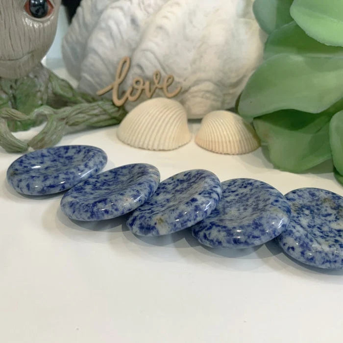 Blue Spot Jasper Worry Stone