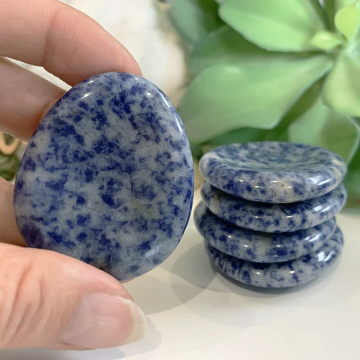 Blue Spot Jasper Worry Stone