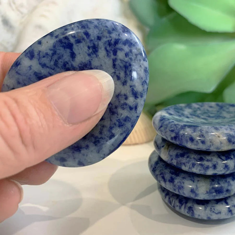 Blue Spot Jasper Worry Stone