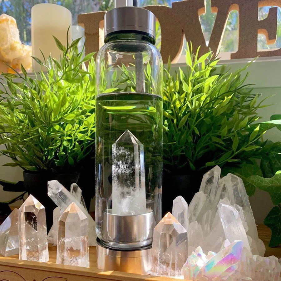 Crystal Water Bottle + Carry Case