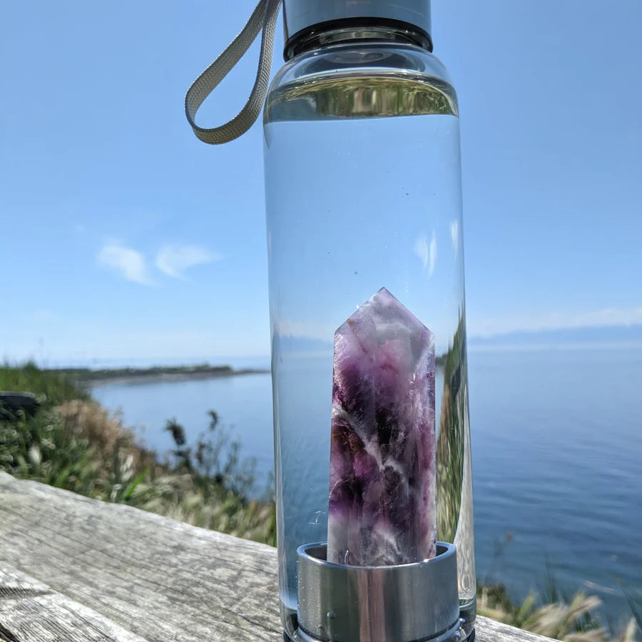 Crystal Water Bottle + Carry Case