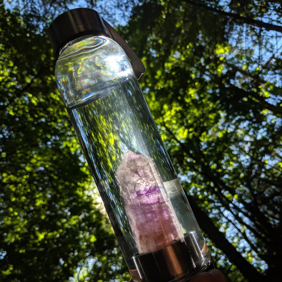 Crystal Water Bottle + Carry Case