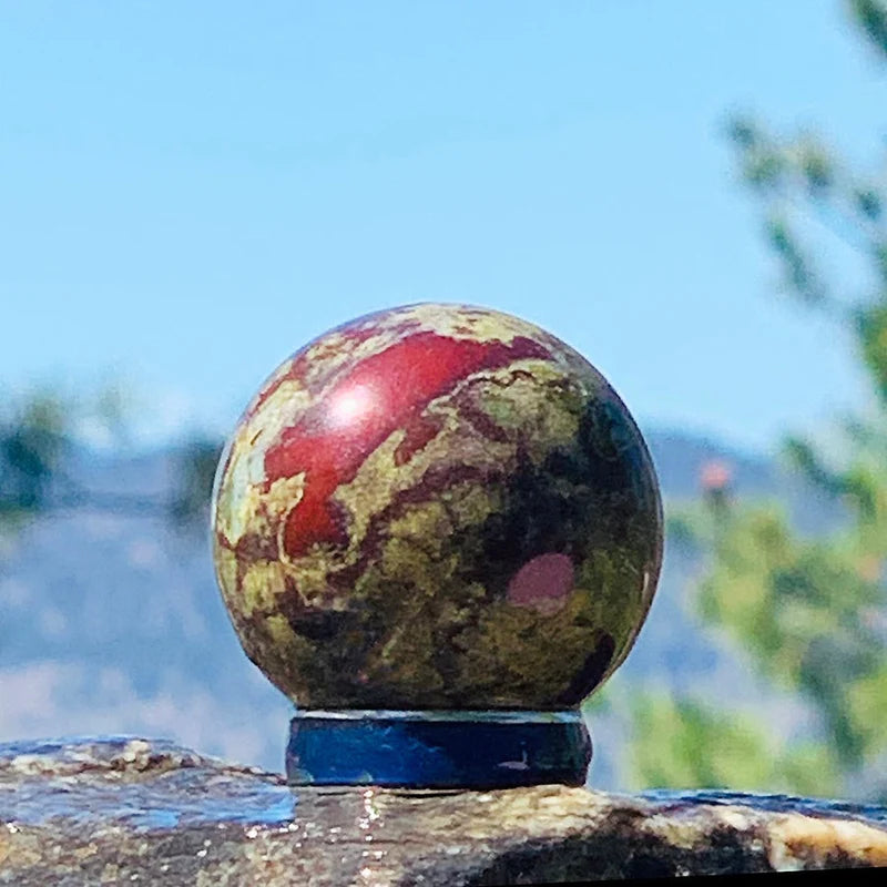 Dragon's Blood Jasper Mini-Sphere