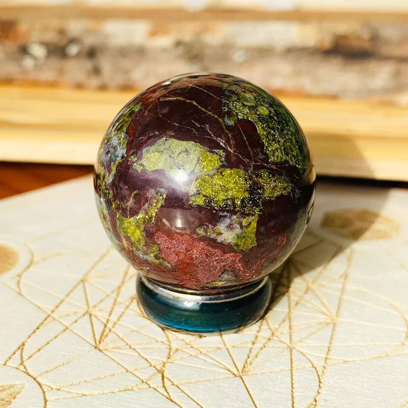 Dragon's Blood Jasper Mini-Sphere