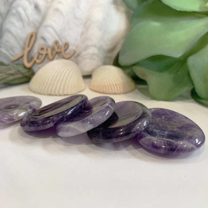 Dream Amethyst Worry Stone