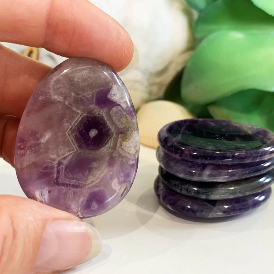 Dream Amethyst Worry Stone