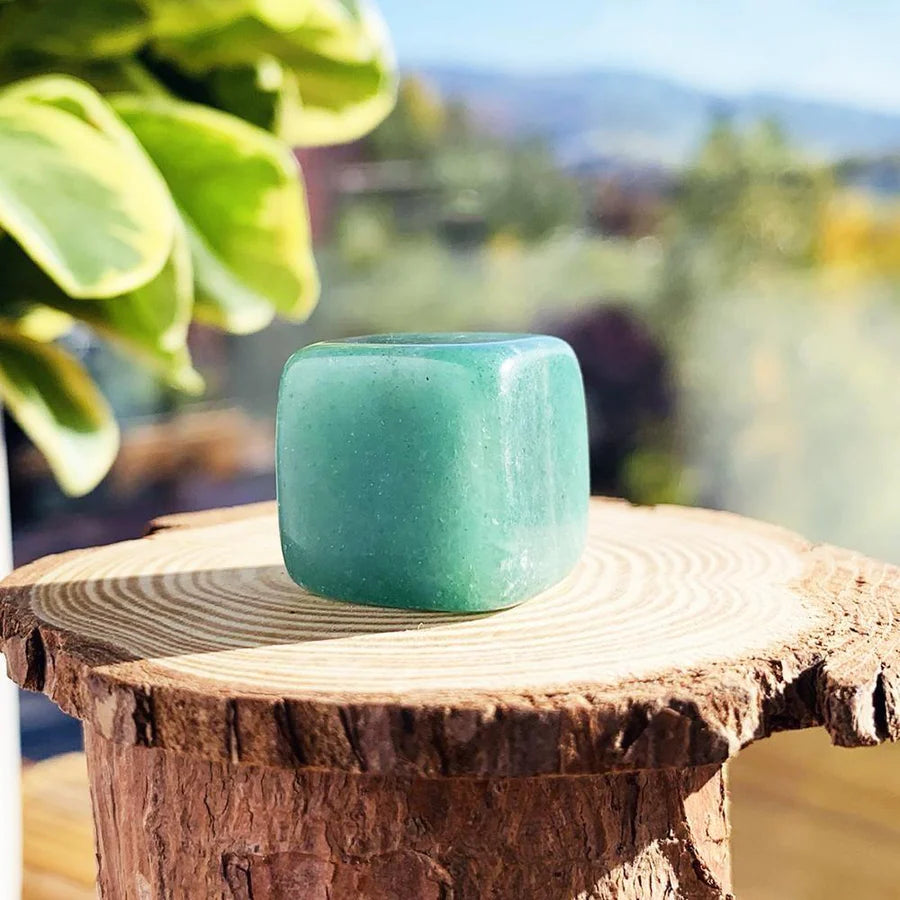 Green Aventurine Tumbled Cube