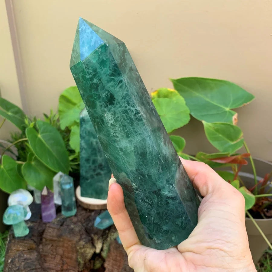 Green Fluorite Large Generator