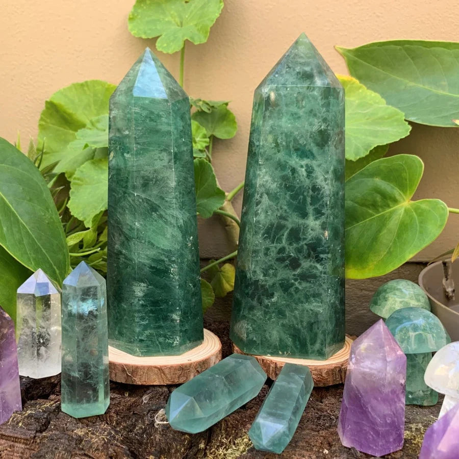 Green Fluorite Large Generator