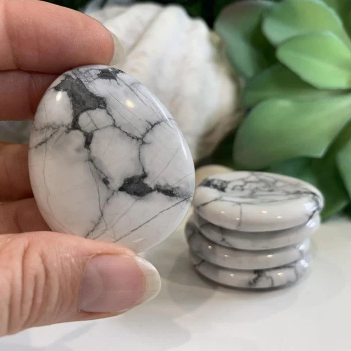 Howlite Worry Stone