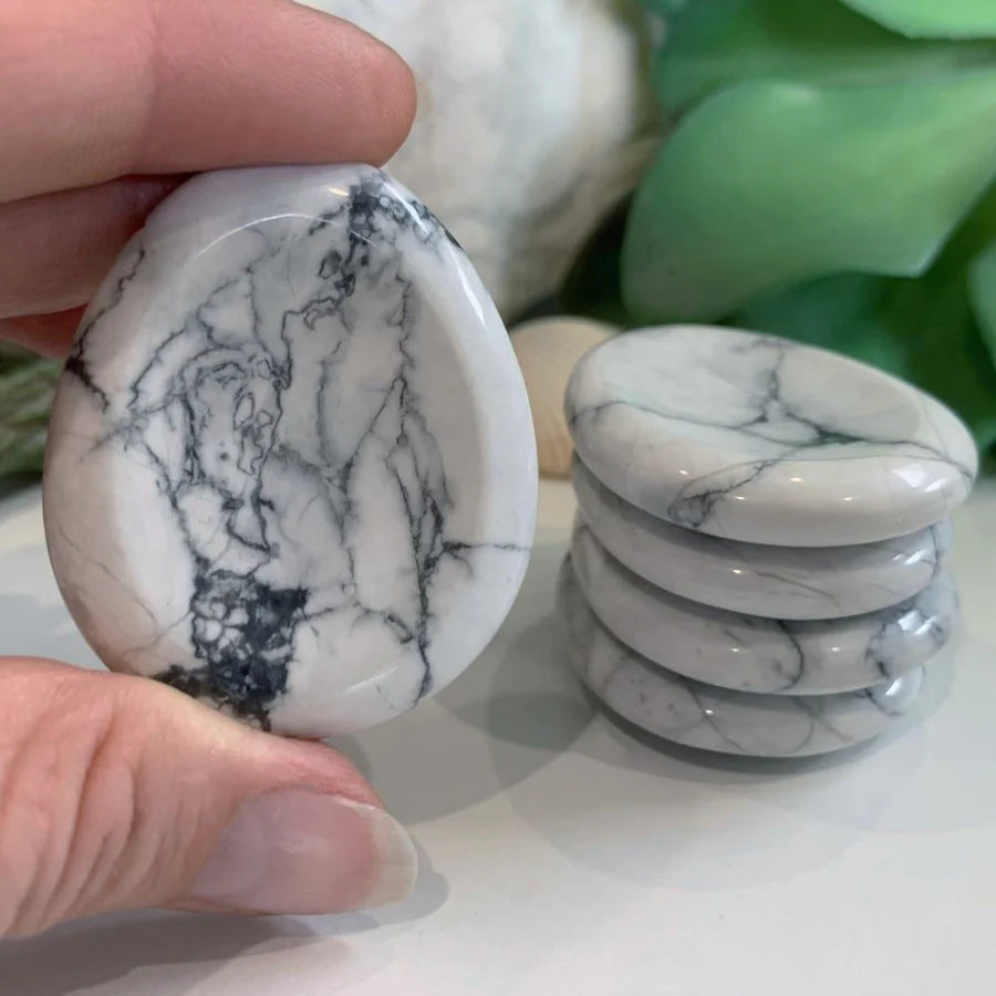 Howlite Worry Stone