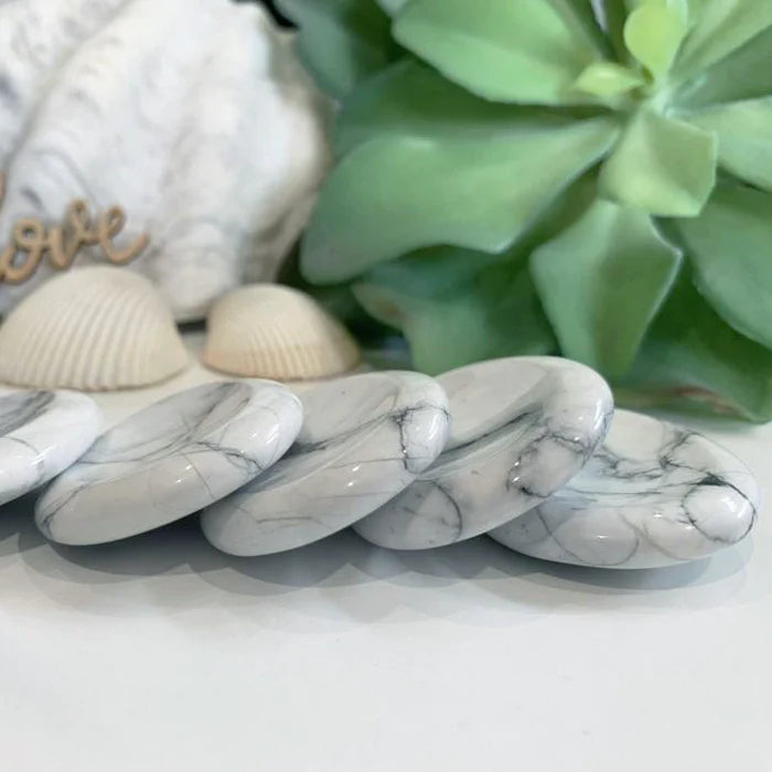 Howlite Worry Stone