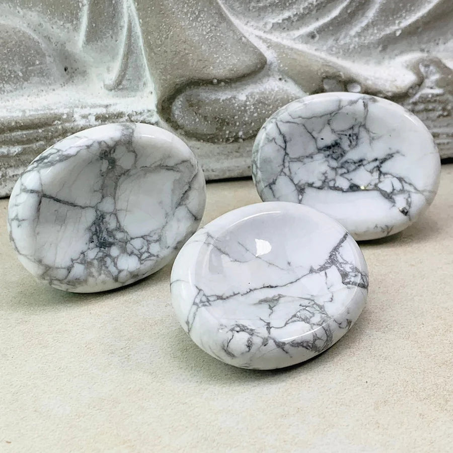 Howlite Worry Stone