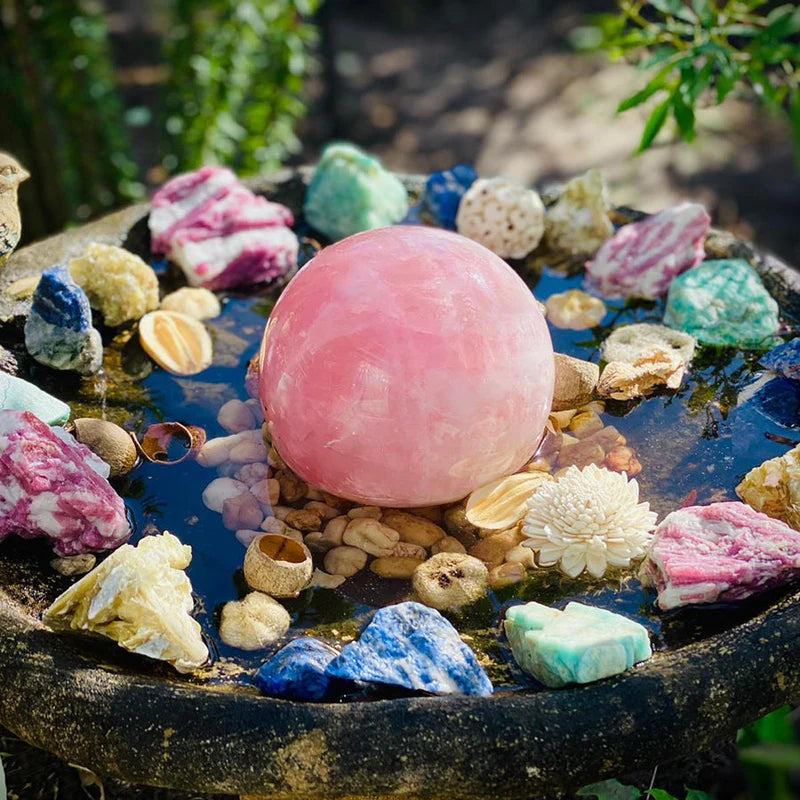 Large Rose Quartz Sphere