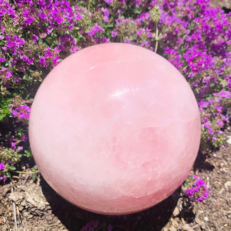 Large Rose Quartz Sphere