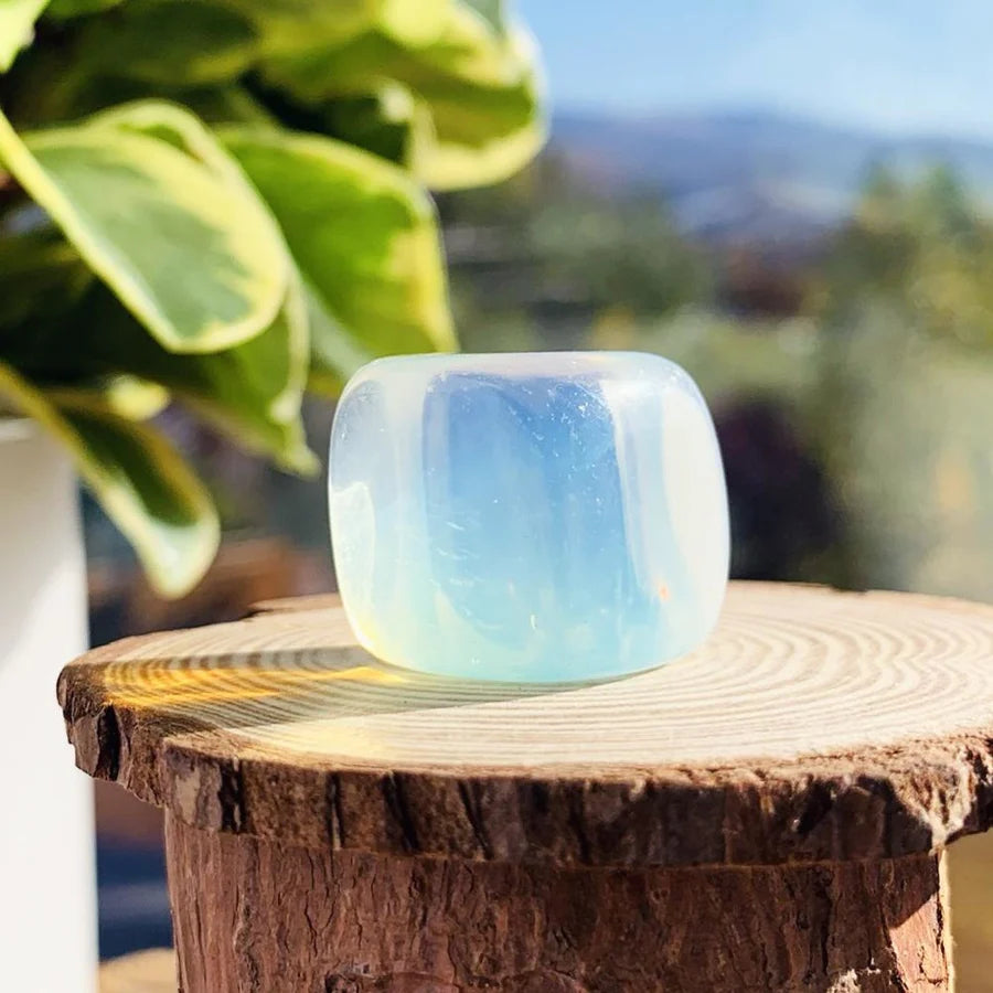 Opalite Tumbled Cube