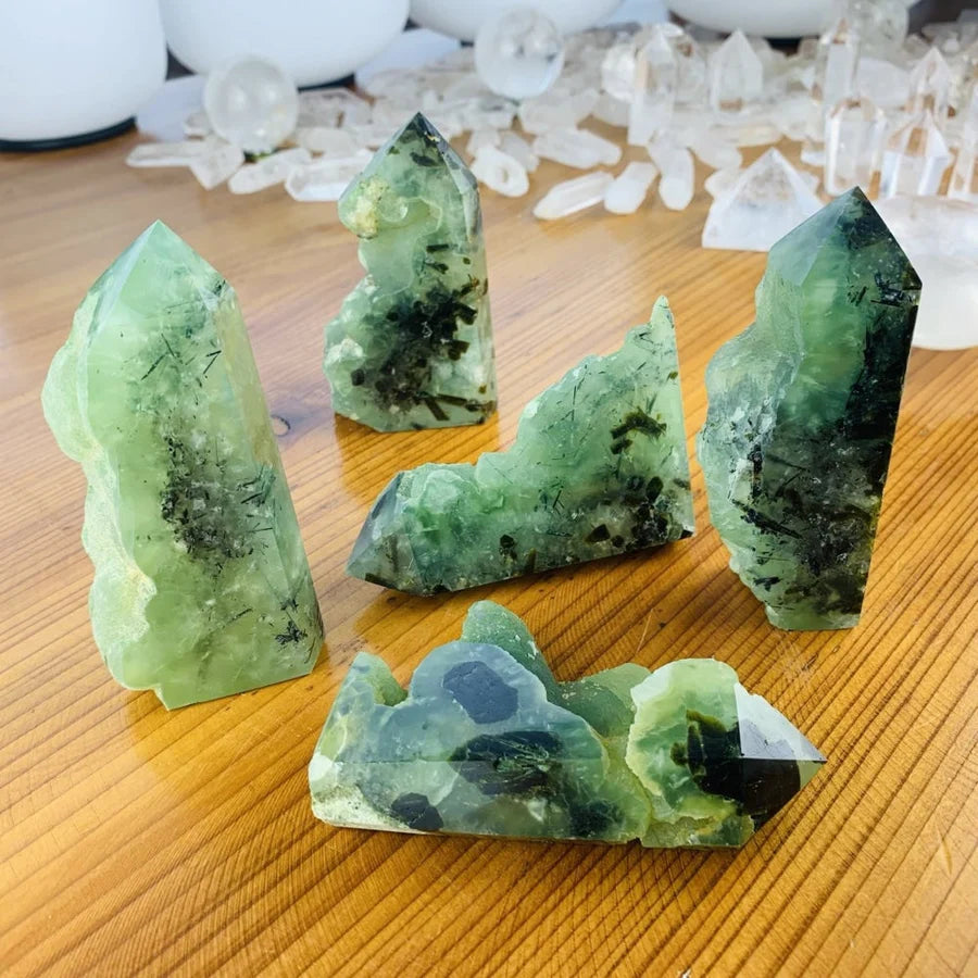 Prehnite Freeform Point