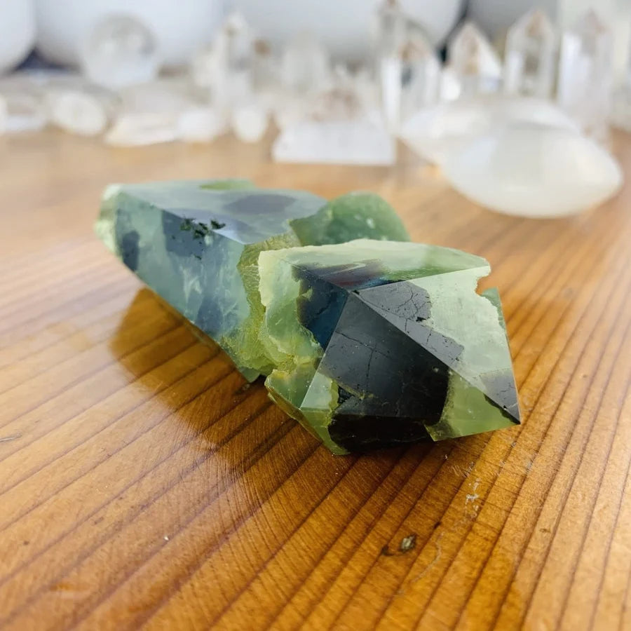 Prehnite Freeform Point