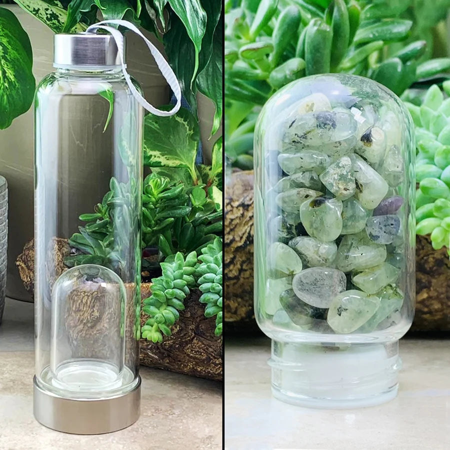 Prehnite Gem Pod Water Bottle