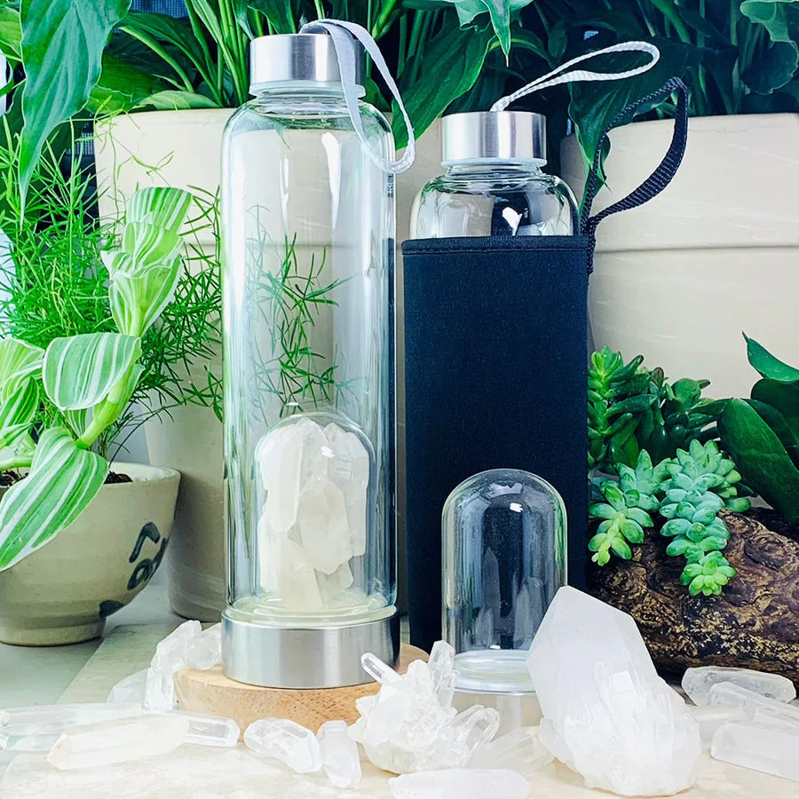 Quartz Shard Gem Pod Water Bottle