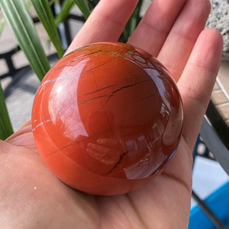 Red Jasper Sphere