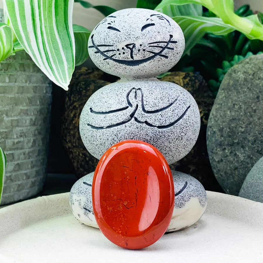 Red Jasper Worry Stone