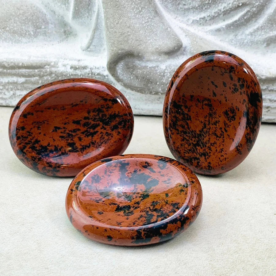 Red Obsidian Worry Stone