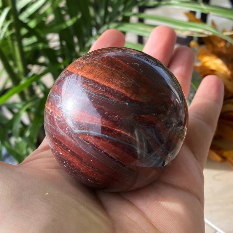 Red Tiger's Eye Sphere - Medium