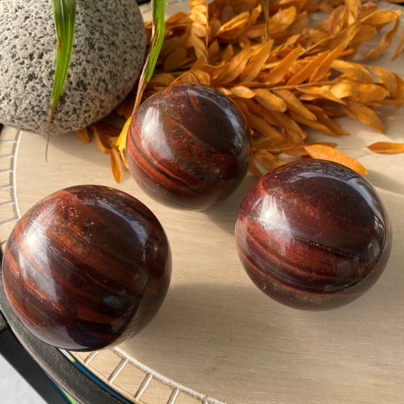 Red Tiger's Eye Sphere - Medium