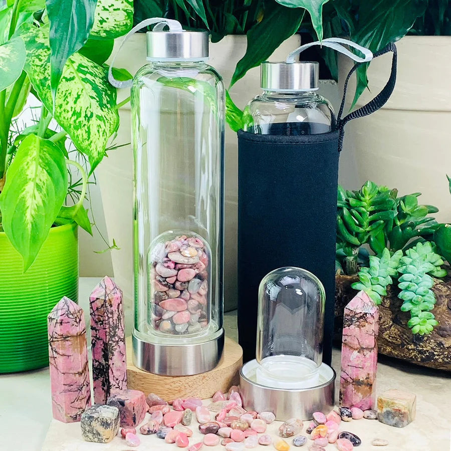 Rhodonite Gem Pod Water Bottle