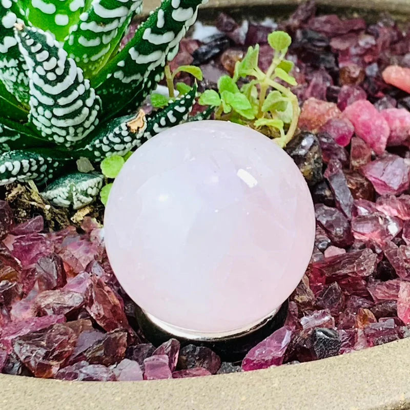 Rose Quartz Mini-Sphere