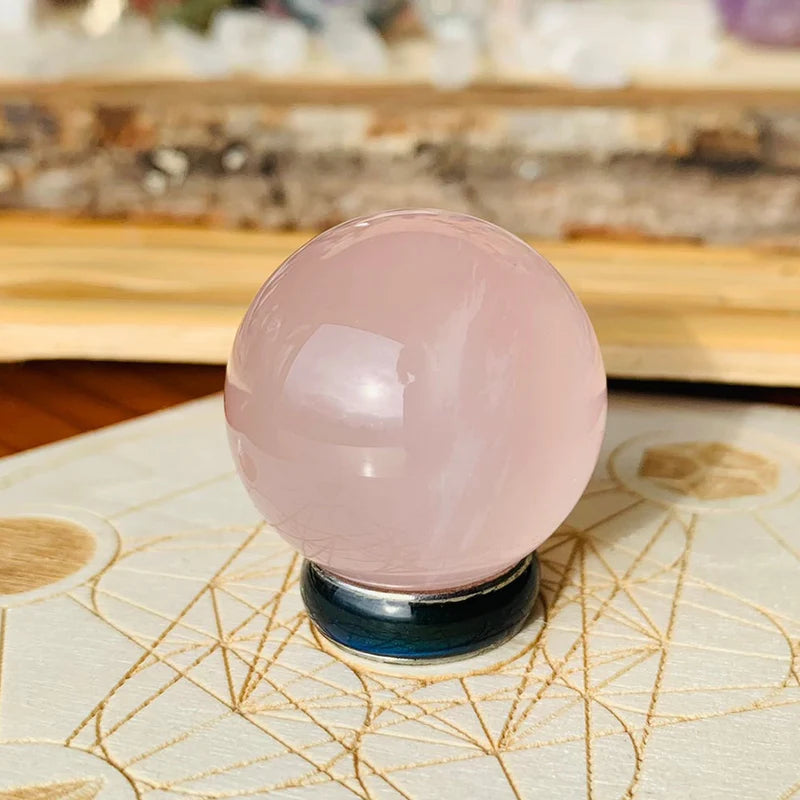 Rose Quartz Mini-Sphere