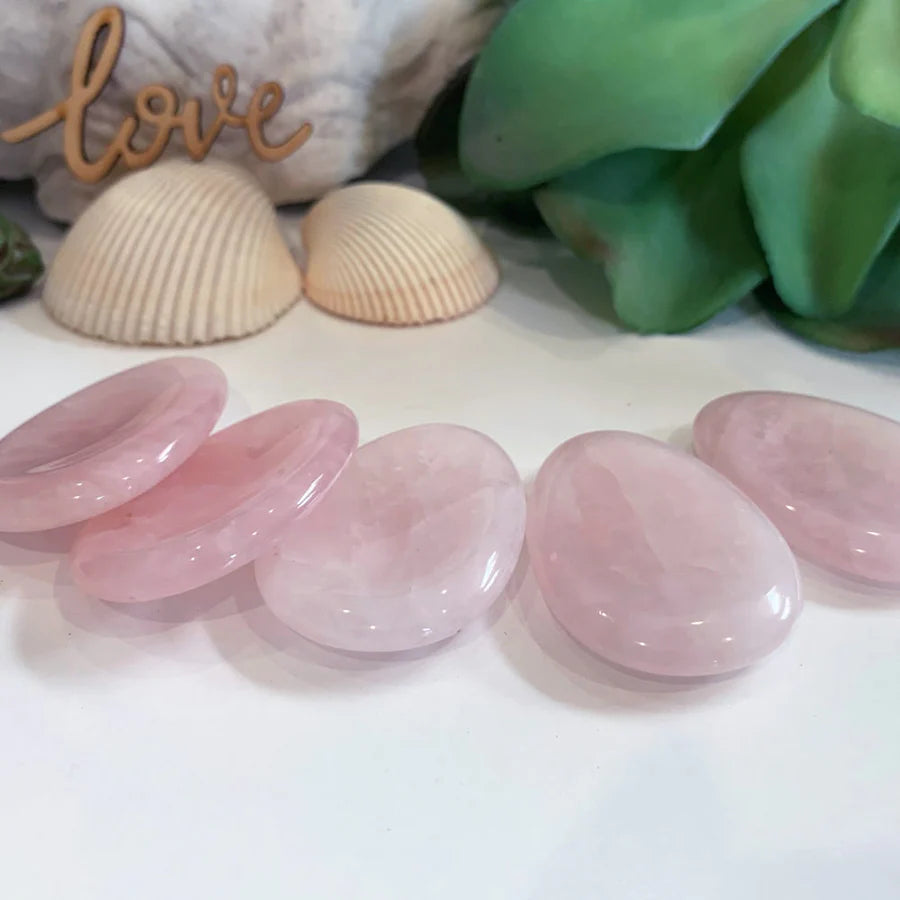 Rose Quartz Worry Stone