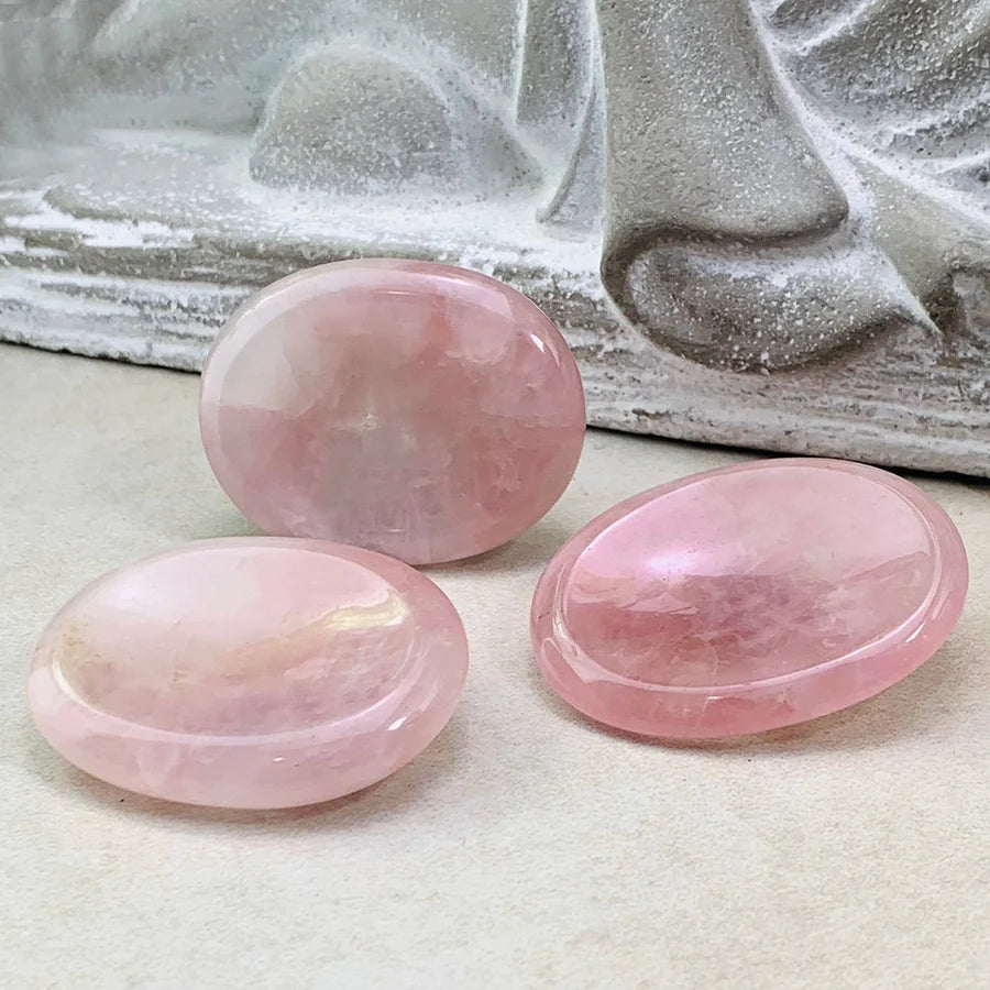 Rose Quartz Worry Stone