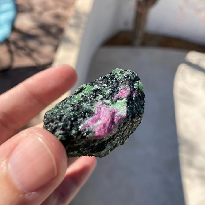 Ruby In Zoisite Rough Natural Stone