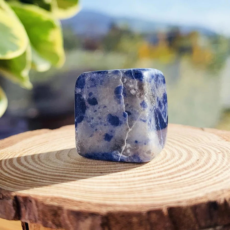 Sodalite Tumbled Cube