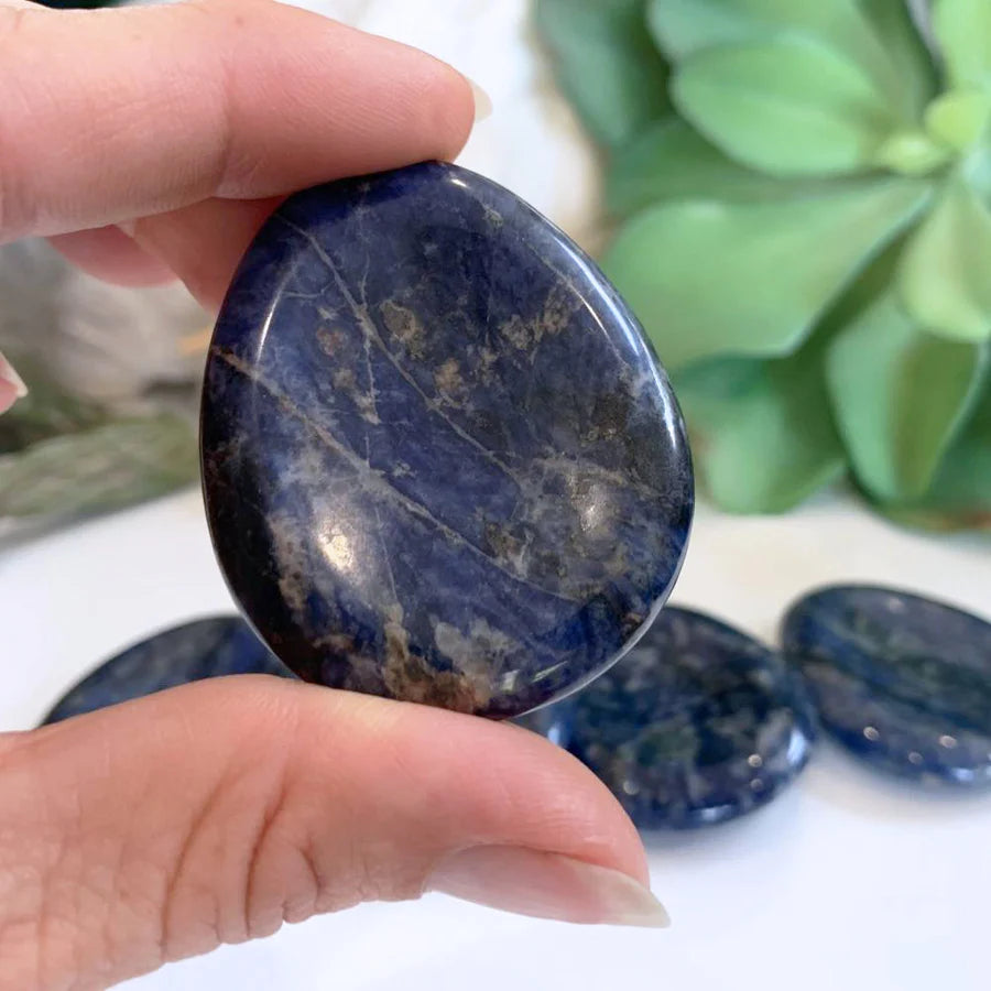 Sodalite Worry Stone