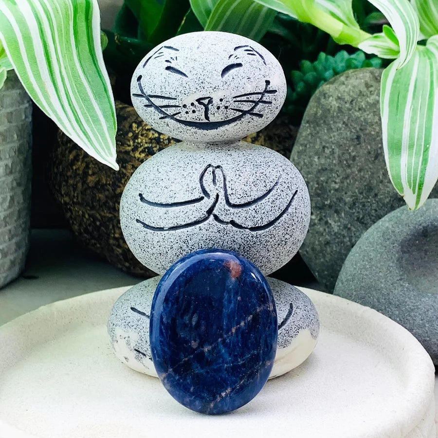 Sodalite Worry Stone